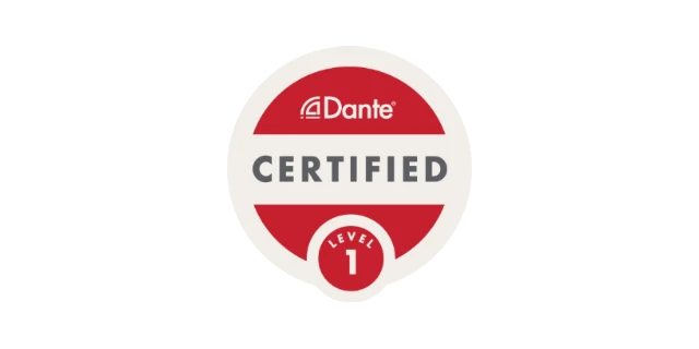 Dante Level 1 certified